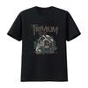 Trivium T Shirt Skelly Flower Vintage Washed Graphic Slightly Stretched Homme Breathable Stylish Designer Clothes Soft