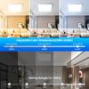 Dimbare LED-taklamper Moderne panellys med bakgrunnsbelysning Fjernkontroll 220V taklampe for hjemmebelysning