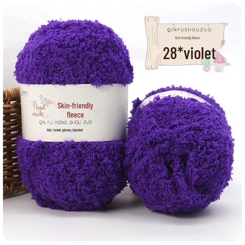 Coral Fleece Yarn Towel & Scarf DIY Material Pack