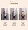 Creative Touch Portable Rechargeable Candlestick Lamp - Three-Color Stepless Dimming Night Light for Camping