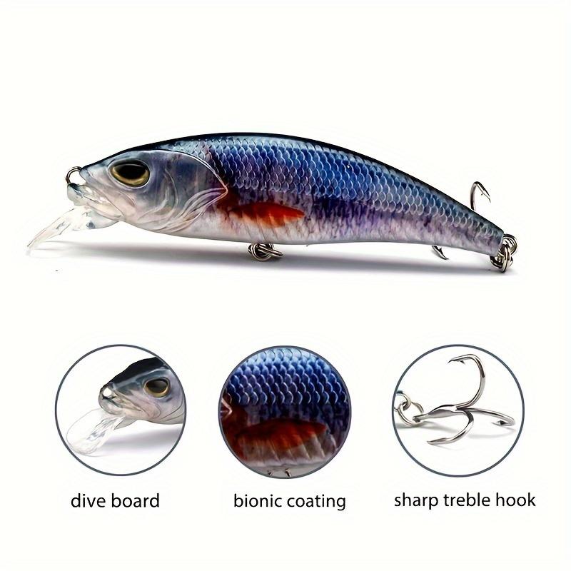 Electronic Mechanical Minnow Ration Fishing Lure Sinking Style Hard Bait Freshwater and Seawater Fishing Accessories