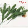 Artificial Pine Branches Green Plants Pine Needles DIY Accessories For Garland Wreath Christmas And Home Garden Decor