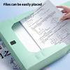Caja de Archivos de Gran Capacidad Organizador de Documentos Caja para Rellenar Contenedor de Almacenamiento de Plástico Impermeable Capacidad para 300 Hojas Para Oficina