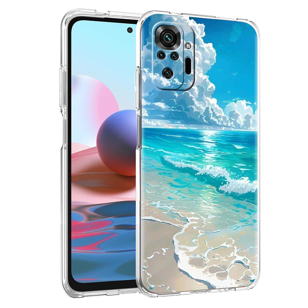 Phone Case For Xiaomi Redmi Note 15 14 5G 13 12 10 11 Pro Plus 4G 14C 13C 12C Soft TPU Cover Ocean Dolphin