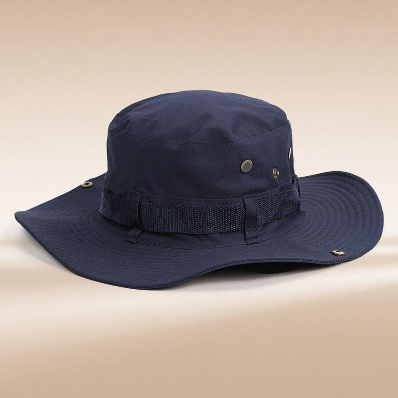 Bucket Hat Men's Tide Summer Outdoor Four Seasons Mountaineering Western Cowboy Hat Sunshade Sun Protection Camping Hat