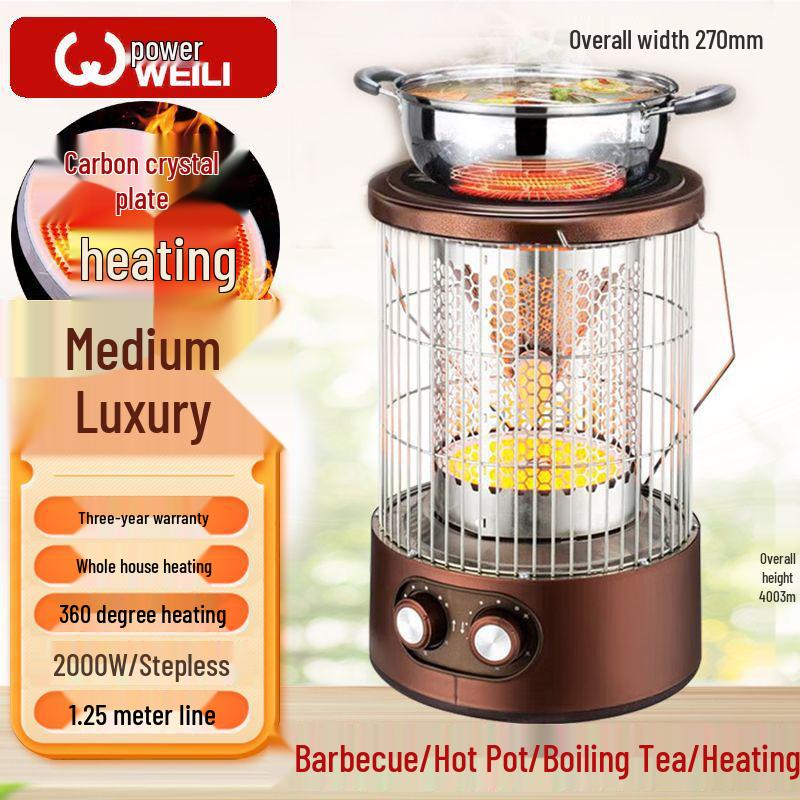 Multifunctional Energy-Saving Electric Heater Oven for Indoor Use
