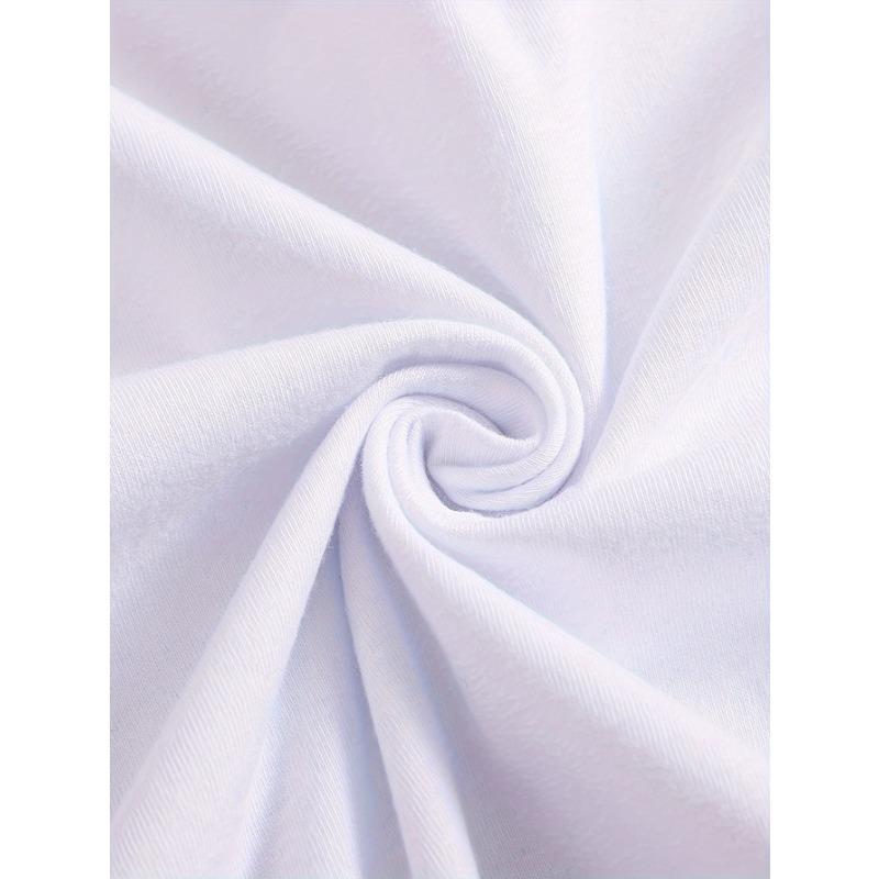 Oma und Enkel Print Rundhals T-Shirt, Lässiges Kurzarm Oberteil für Frühling & Sommer, Damenbekleidung