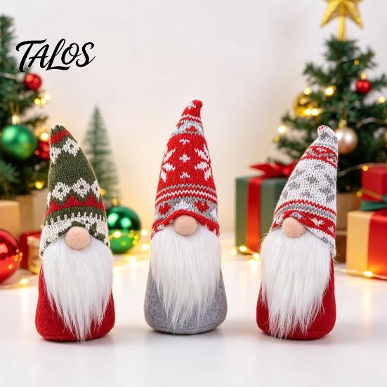 Hanging Ornaments for Bedroom Living Room Faceless Gnome Plush Doll, Decorative Dwarf Doll with Kitted Hat, Festive Atmosphere Decorations Home