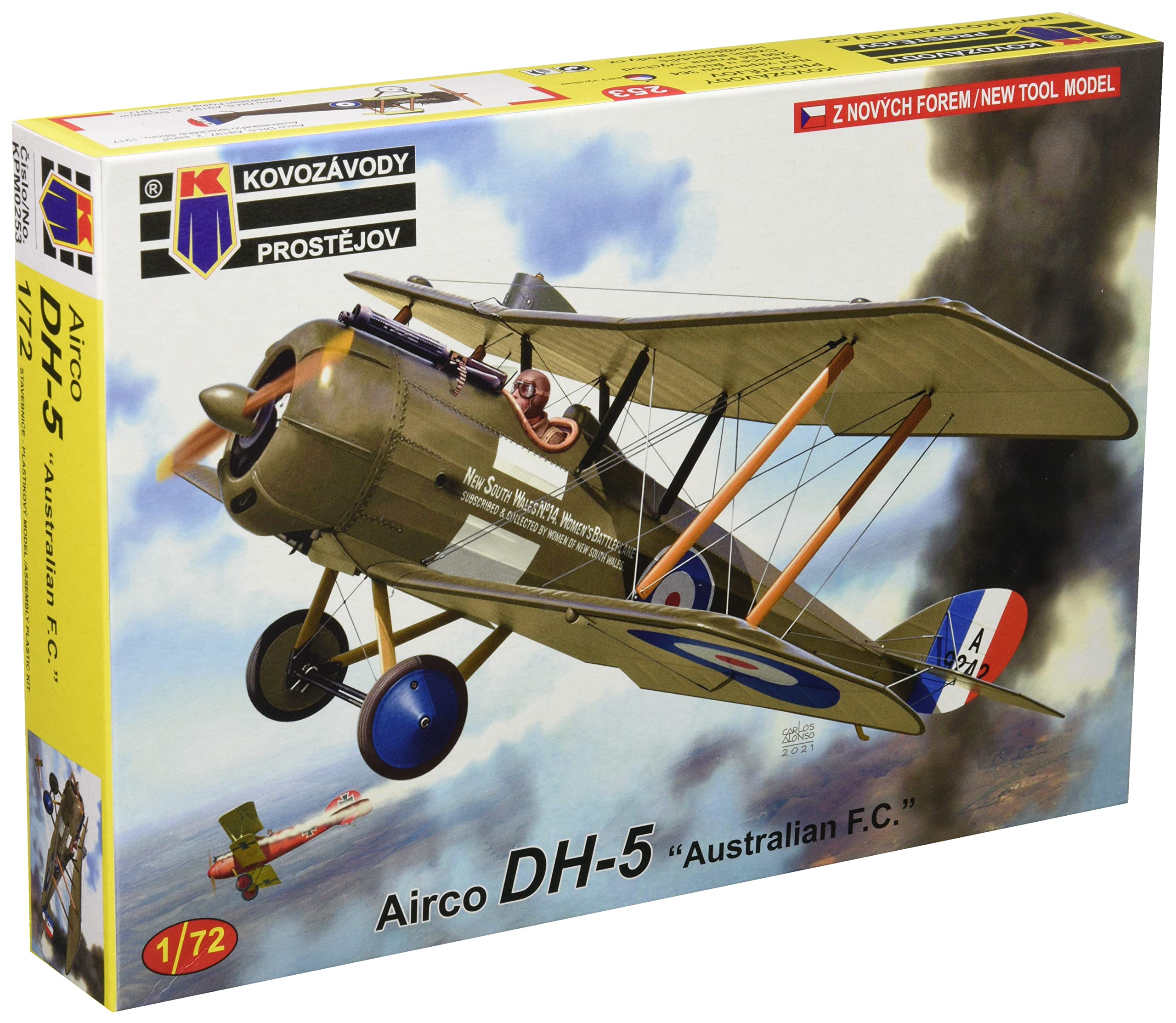 

KP Model Australian Army Air Corps Airco Plastic Model KPM0253 1/72 DH-5