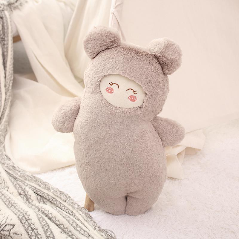 Süßes Plüschtier, gefülltes weiches Kawaii-Tier-Cartoon-Kissen, Geschenk für Kinder, Baby, Kinder, gute Qualität