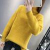 Sweater Women Thick Turtleneck Jumper Loose Pullover Knit Bottoming Shirt Feminina Pull Long Simple Basic Autumn and Winter