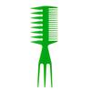 Professional Double Side Tooth Combs Fish Bone Shape Hair Brush Barber Hair Dyeing Cutting Coloring Brush Man Hairstyling Tool