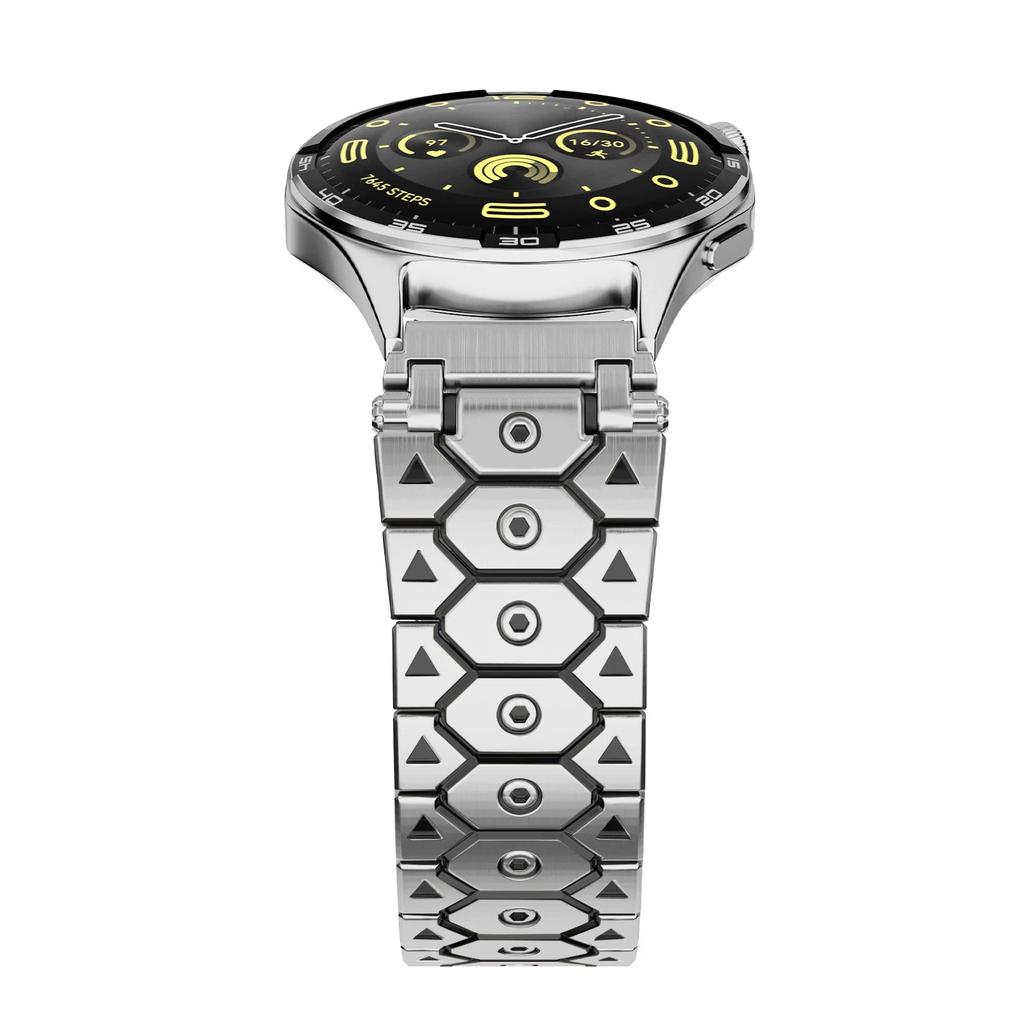 20mm 22mm Luxury Bracelet For Huawei Watch GT 5/4/3 Pro 43mm 46mm Stainless Steel Band For Samsung Galaxy 7 6 5 Men Strap Correa