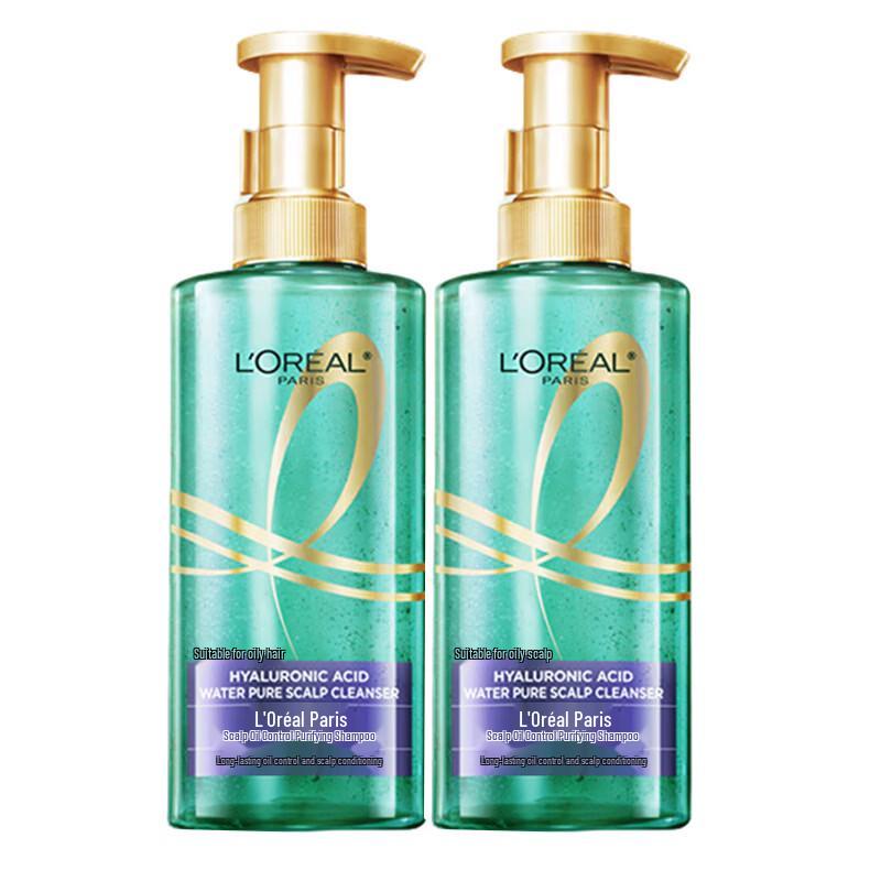 L Oréal Paris Scalp Purifying & Oil Control Shampoo Duo (2x440g)