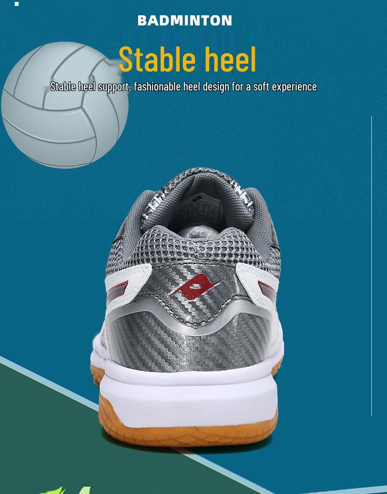 Men's Lightweight Breathable Badminton & Tennis Training Shoes - Comfortable Sport Sneakers for Table Tennis & Students
