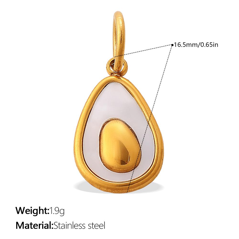 Mode Gold Persönlichkeit DIY Anhänger Anhänger Muschel Fisch Liebe Armband Halskette Anhänger Zubehör