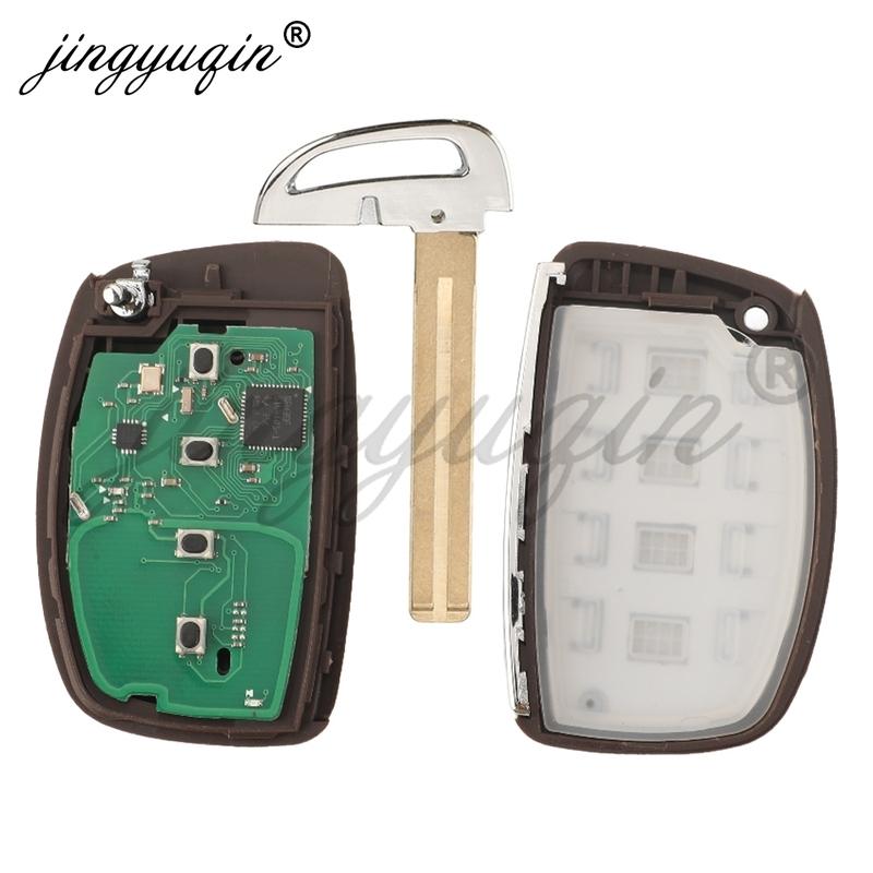 jingyuqin 95440-C1500 /C1500NNA /C2500 CQOFD00120 for Hyundai Sonata 2017 2018 Smart Remote Car Key FOB 4BTN 433MHz 8A Chip