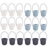 6pcs Flower Pots Hanging Planter for Succulent Plant Wall Mounted Mini Planter with Removable Handle Office Decorations