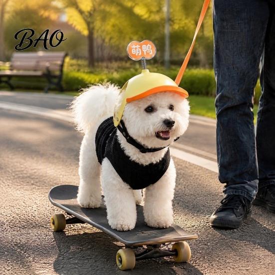 Sunshade Hat for Dogs Adjustable Mini Puppy Helmet Small And Medium Dogs, Lightweight Protective Pet Riding Equipment Safety Hat, Headgear with