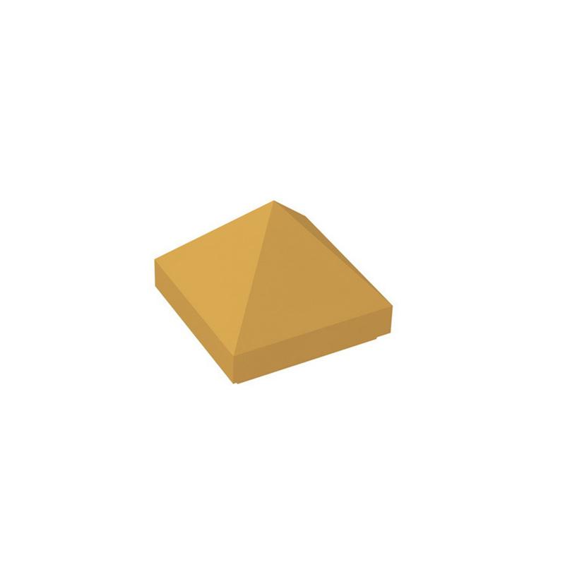 10pcs 22388 Particles Quadruple Convex Pyramid Block Moc Accessories Works With featuring Brick DO IT YOURSELF Children's Playthings
