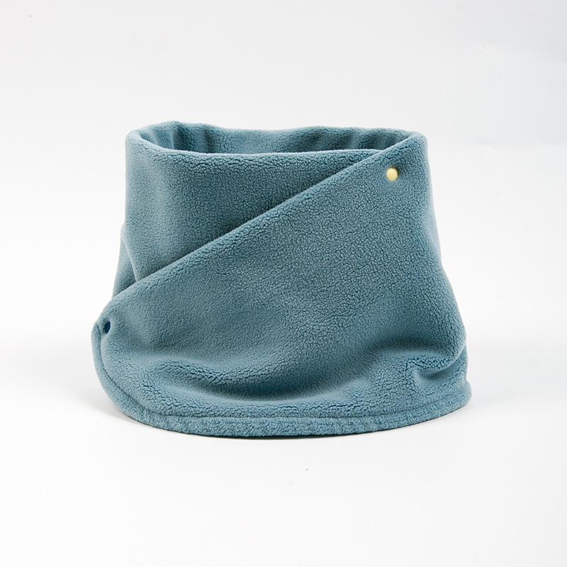 Winter Scarf for Kids: Warm Fleece Snap Neck Warmer & Protector
