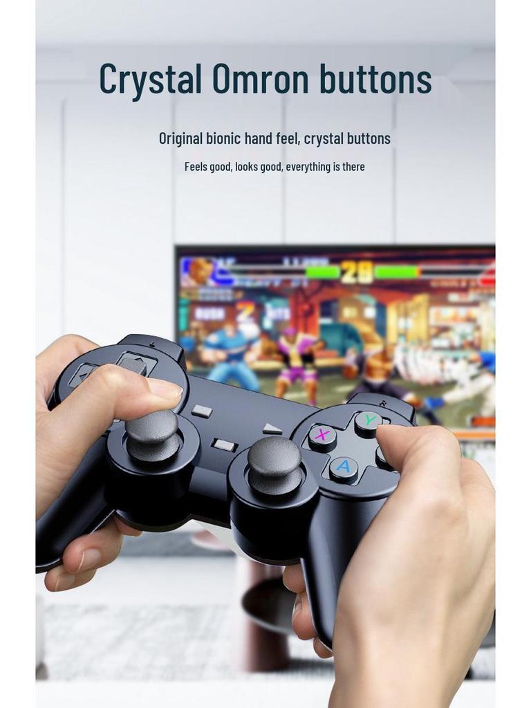 M8 HD 4K Retro Game Console with Dual Wireless Controllers for TV