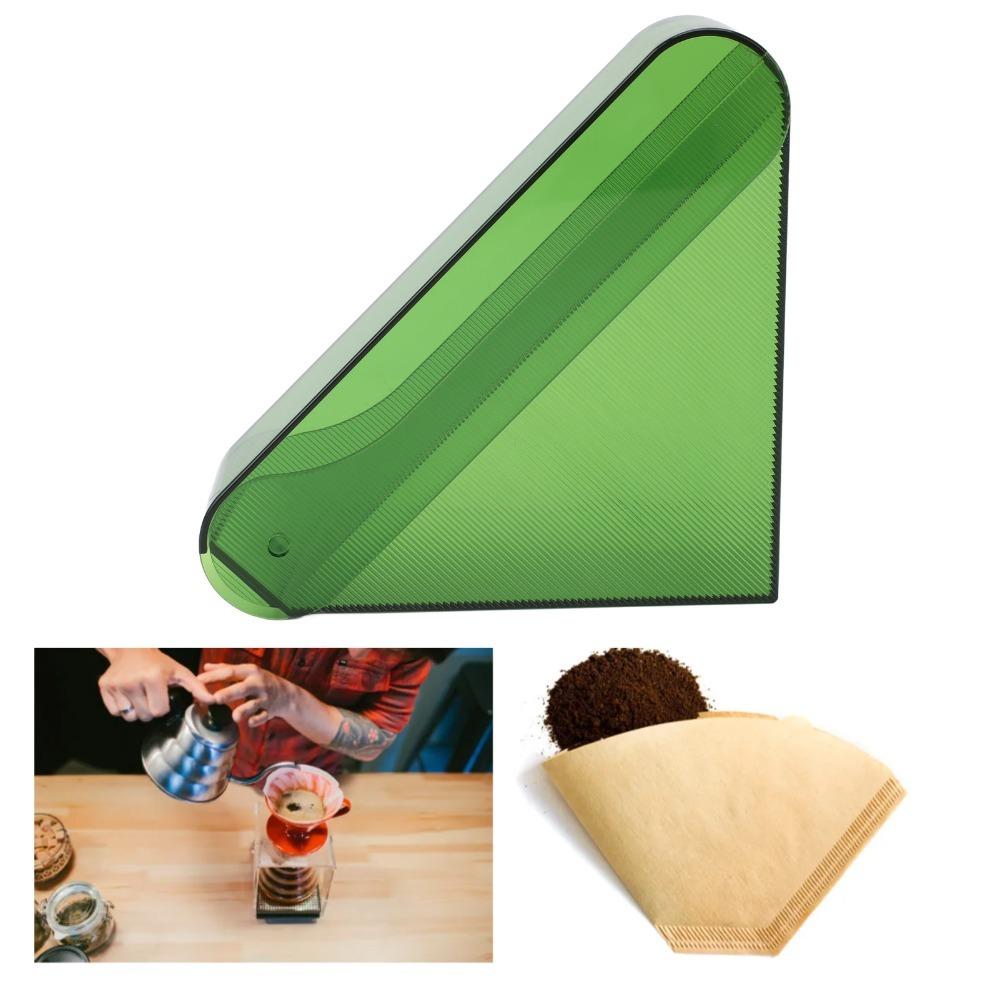 Dust Proof Cover Coffee Filter Holder Cone Shape Coffee Filter Container  Countertop Organization
