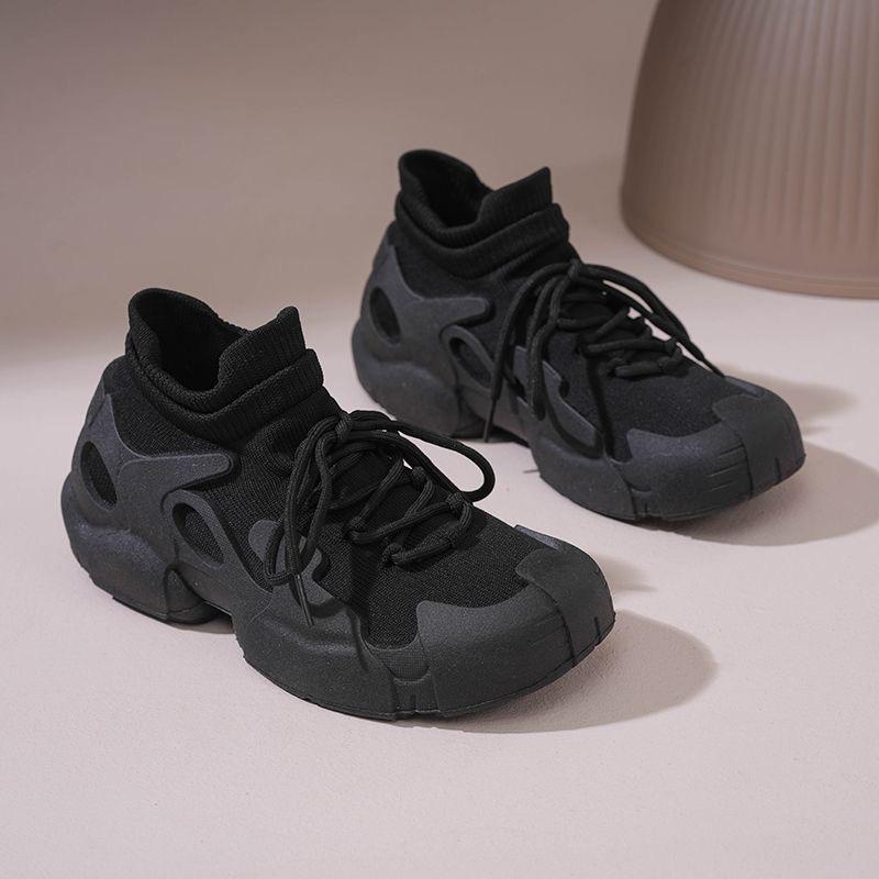 Casual sneakers women's 22 summer new daddy shoes flying knitted shoes new sports
