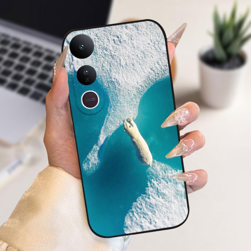 Custodia Antiurto Per Vivo V50 Lite Cover Protettiva in Silicone Guscio Posteriore Coque Funda Per VIVO V50Lite Custodie Posteriori per Telefono Paraurti Morbido