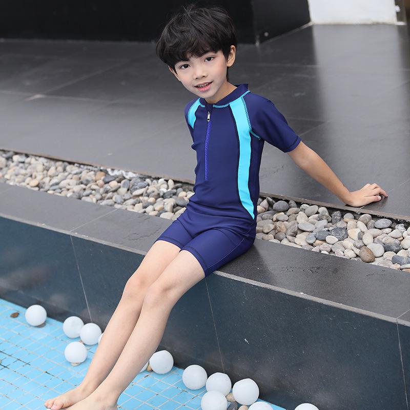 Costume da bagno intero a maniche corte per bambina 2026: Protezione Solare, Personalizzabile, per Allenamento - Taglie Media e Grande