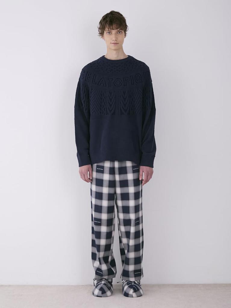 Gelato Pique HOMME Air Moco Arrow Pullover PMNT244903 NVY Men's