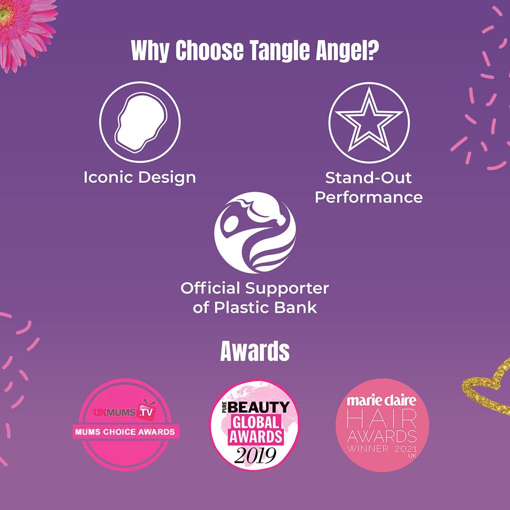 Tangle Angel Hair Brush Pink 140g