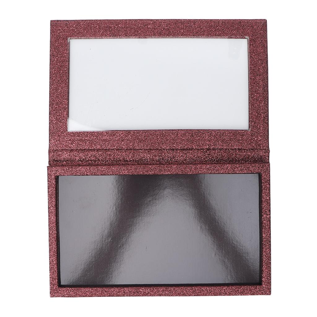 Empty Makeup Display Pans Eyeshadow Lipstick Blush Storage DIY Professional Magnetic Palette Burgundy