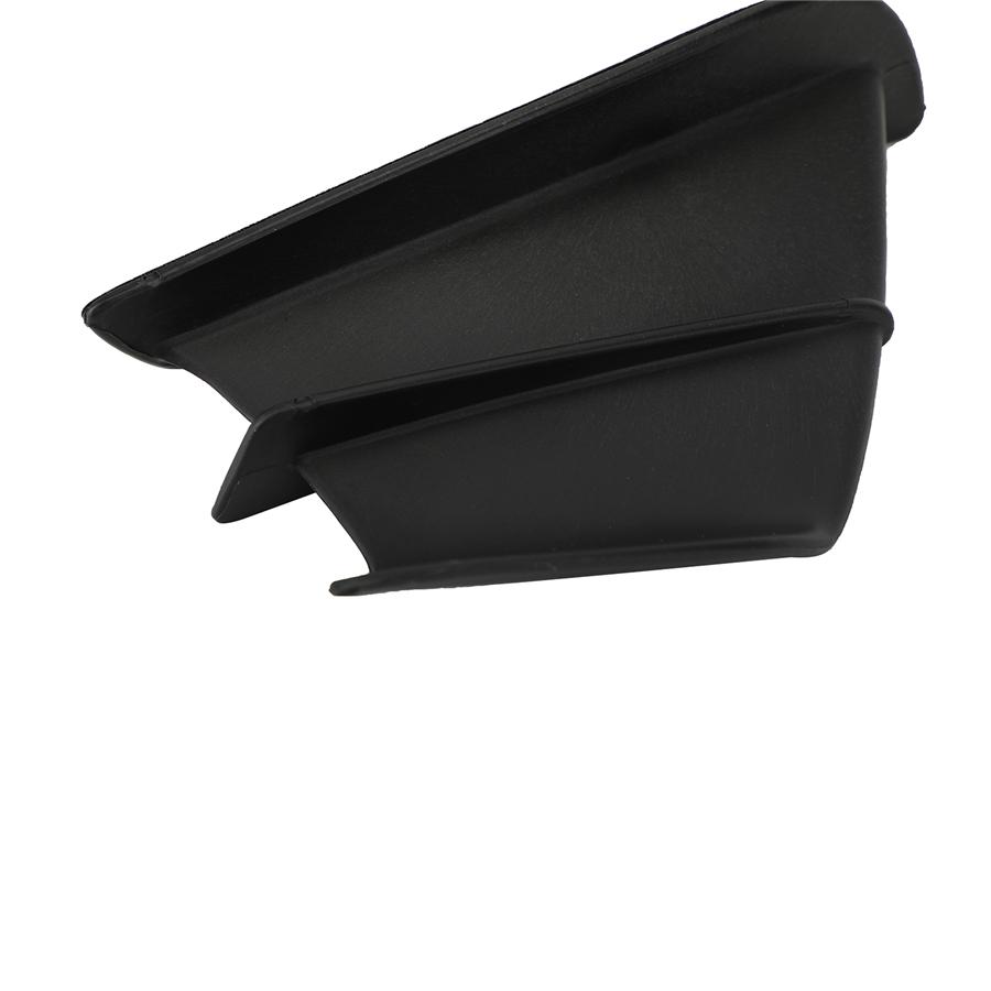 2pcs Motorcycle Side Winglet Wind Fin Spoiler Trim Cover Air Deflector ABS Black