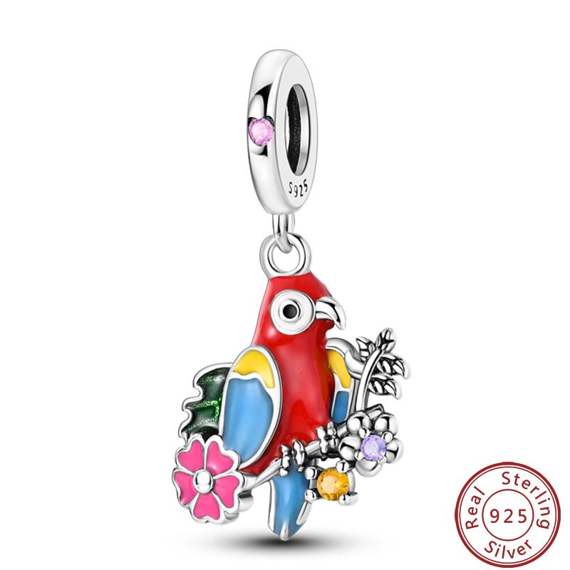 Copper Craft Parrot Elegant Hummingbird Owl Birds Stylish Design Beads 3Mm Handmade Fine Jewellery Gifts Making