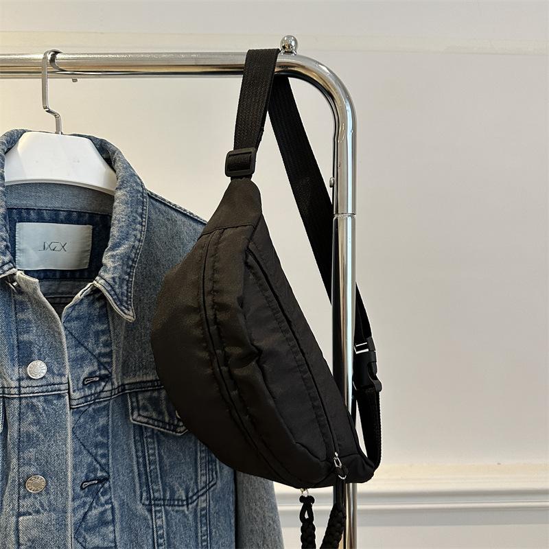 Crossbody Breast Bag Casual Bag Women's Summer New Casual Simple Shoulder Bag Sports Niche Fanny Pack