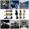 Universal Motorcycles Metal Tax Disc Tube Holder Stand Moped Scooter Transparent Cylinder Paper Placing Tube Waterproof D7YA