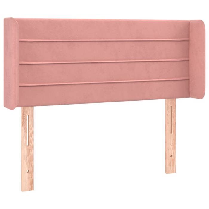 VidaXL LED Headboard Bedroom Furniture Single Bed Accessory Headboard Bed Frame Interior Pink 3123423