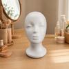 Foam Mannequin Head with Base Versatile Hairpiece Stand Lightweight