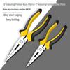 6-inch & 8-inch Multipurpose Industrial Grade Needle Nose & Diagonal Nose Pliers – Electrician's Steel Hand Tool