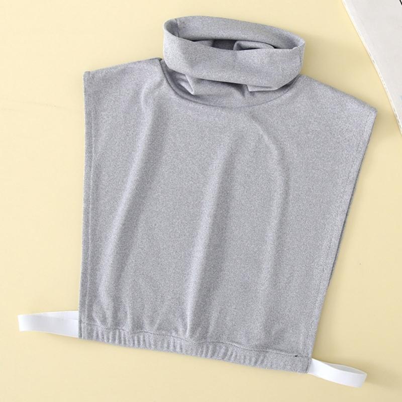 Weich und Bequem Damen Half Top Kragen Eleganter Nackenwärmer für Alle Jahreszeiten Trendiger Damenkragen Rollkragen