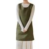 Thickened Korean Dress Apron Solid Color Sleeveless Apron Durable Cooking Apron  Woman