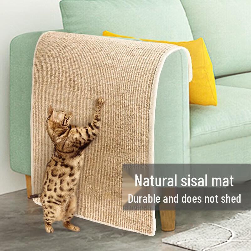 Wear-Resistant Sisal Cat Scratch Mat