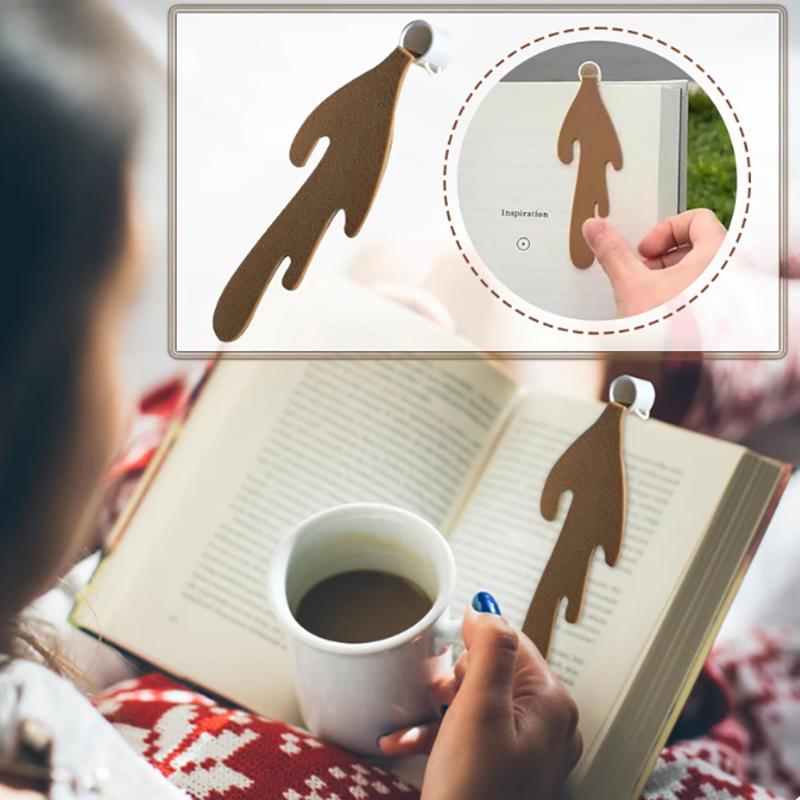 Cute Spilled Coffee Bookmark Corner Marker For Reading Funny Bookmarks For Reading Corner Bookmark Stationery School Supplies