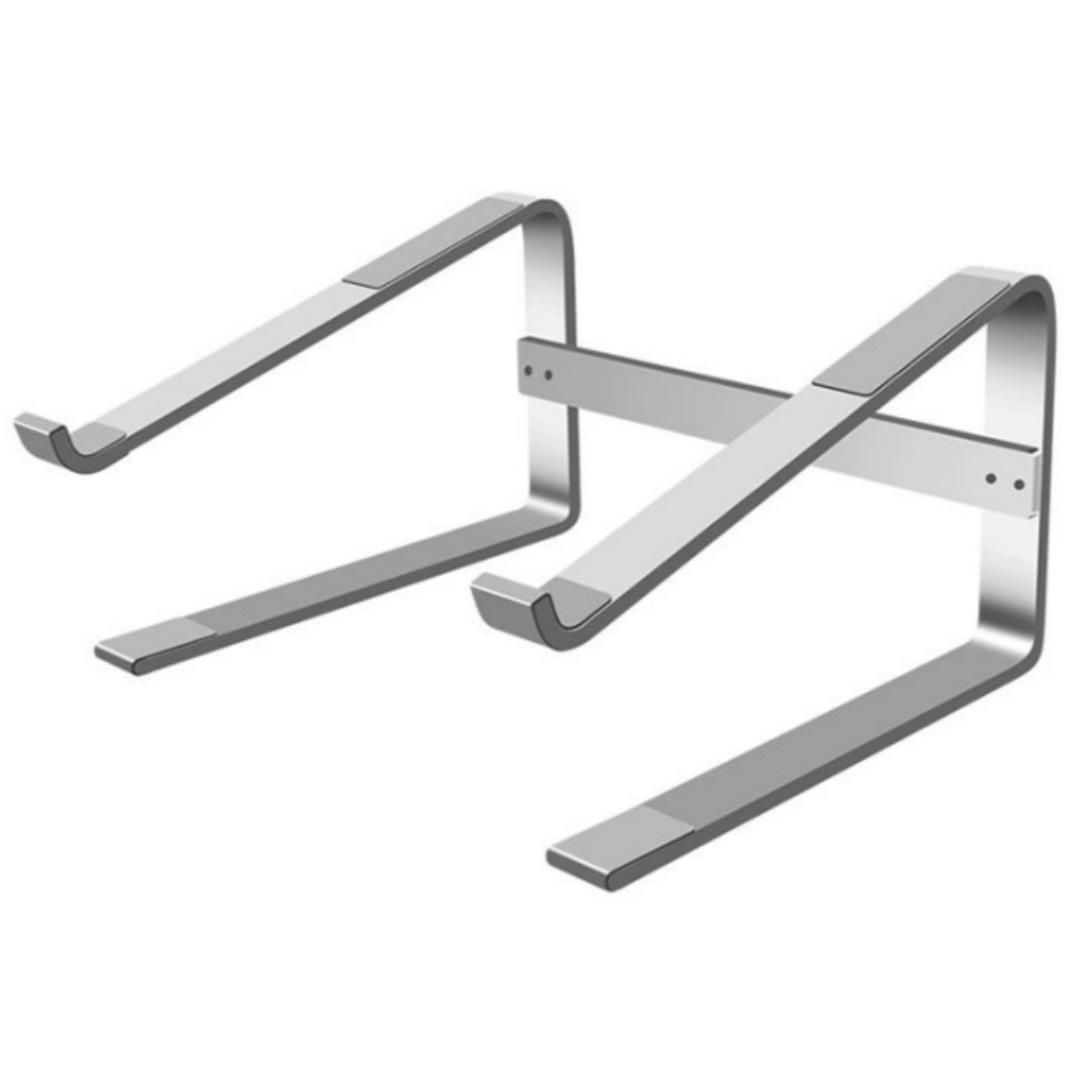 Dual-Layer Adjustable Metal Laptop Cooling Stand for Desktop