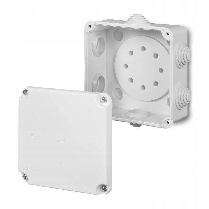 Hermetic Box Pk-2 Surface-Mounted Empty 118X118X60 White Ip55 Electric 1 Pc