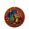 United States 250th Anniversary Acrylic Hanging Decoration US Flag Round
