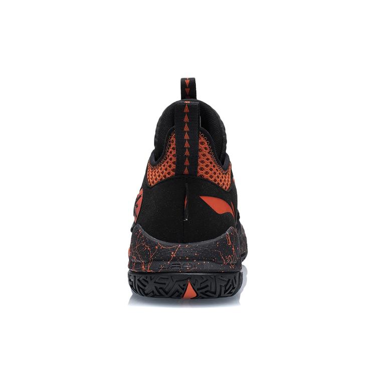 Li Ning Wade Block Textile, Synthetic Leather Cushioning Slip Resistant Abrasion Resistant Coverage Support Low top ABPR065-6