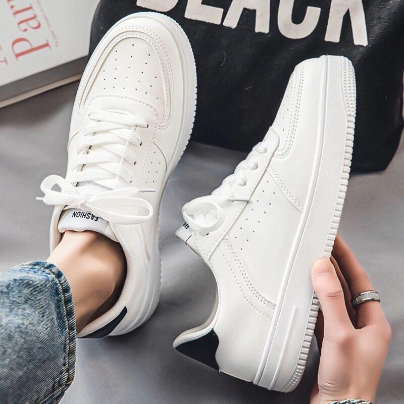 Spring men's shoes breathable shoes male students trend versatile little white shoes platform sports casual board shoes trendy shoes
