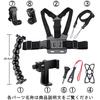 heizi Smartphone Action Camera Mount Video Shooting Flexible Arm Chest Harness Holder for GoPro (Flexible Arm)